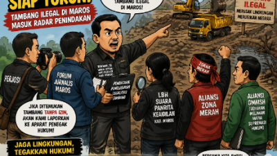 Tambang Ilegal Semakin Menjamur di Maros, Beberapa Lembaga Akan Turun Langsung
