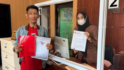 Ketua Lidik Pro Maros Laporkan Resmi Mandes Nisombalia di Kejari Maros Terkait Dugaan Penyembunyian Sertifikat Prona dan Pungli